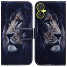 For Tecno Camon 19 Neo Coloured Drawing Horizontal Flip Leather Phone Case(Lion) - 1