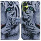 For Tecno Camon 19 Neo Coloured Drawing Horizontal Flip Leather Phone Case(Tiger) - 1