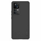 For Xiaomi 12T/Redmi K50 Ultra NILLKIN Frosted Shield Pro PC + TPU Phone Case(Black) - 1