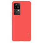 For Xiaomi 12T/Redmi K50 Ultra NILLKIN Frosted Shield Pro PC + TPU Phone Case(Red) - 1