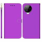 For Infinix Note 12 Pro 4G Imitated Mirror Surface Leather Phone Case(Purple) - 1