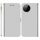 For Infinix Note 12 Pro 4G Imitated Mirror Surface Leather Phone Case(Silver) - 1