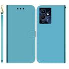 For Infinix Note 12 Pro 5G Imitated Mirror Surface Leather Phone Case(Blue) - 1