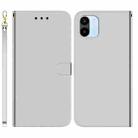 For Xiaomi Redmi A1 Imitated Mirror Surface Leather Phone Case(Silver) - 1