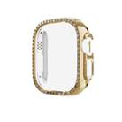 For Apple Watch Ultra 49mm Diamond Hollow PC Watch Case(Rose Gold) - 1