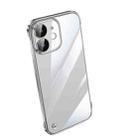 For iPhone 12 Electroplating Frameless Clear PC Phone Case(Transparent) - 1