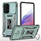 For Samsung Galaxy A53 5G Armor PC + TPU Camera Shield Phone Case(Alpine Green) - 1