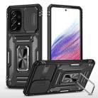 For Samsung Galaxy A53 5G Armor PC + TPU Camera Shield Phone Case(Black) - 1