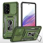 For Samsung Galaxy A53 5G Armor PC + TPU Camera Shield Phone Case(Olive Green) - 1