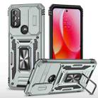 For Motorola Moto G Power 2022 Armor PC + TPU Camera Shield Phone Case(Grey) - 1