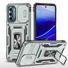 For Motorola Moto G Stylus 5G 2022 Armor PC + TPU Camera Shield Phone Case(Grey) - 1