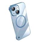 For iPhone 13 mini Electroplating Frameless Magsafe Magnetic PC Phone Case(Sierra Blue) - 1