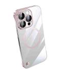 For iPhone 13 Pro Electroplating Frameless Magsafe Magnetic PC Phone Case(Pink) - 1