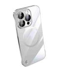 For iPhone 13 Pro Max Electroplating Frameless Magsafe Magnetic PC Phone Case(Silver) - 1