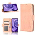 For Motorola Edge 30 Neo / Edge 30 Lite Skin Feel Calf Texture Card Slots Leather Phone Case(Pink) - 1