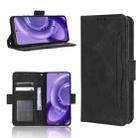 For Motorola Edge 30 Neo / Edge 30 Lite Skin Feel Calf Texture Card Slots Leather Phone Case(Black) - 1