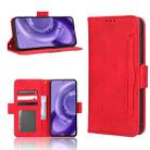 For Motorola Edge 30 Neo / Edge 30 Lite Skin Feel Calf Texture Card Slots Leather Phone Case(Red) - 1