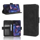 For Motorola Edge 2022 Skin Feel Calf Texture Card Slots Leather Phone Case(Black) - 1