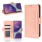 For OnePlus Nord N20 5G Skin Feel Calf Texture Card Slots Leather Phone Case(Pink) - 1