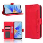 For OPPO A17 Skin Feel Calf Texture Card Slots Leather Phone Case(Red) - 1