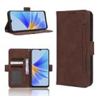 For OPPO A17 Skin Feel Calf Texture Card Slots Leather Phone Case(Brown) - 1