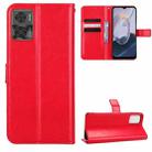 For Motorola Moto E22 / E22i Retro Crazy Horse Texture Leather Phone Case(Red) - 1