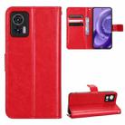 For Motorola Edge 30 Neo / Edge 30 Lite Retro Crazy Horse Texture Leather Phone Case(Red) - 1