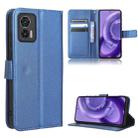 For Motorola Edge 30 Neo / Edge 30 Lite Diamond Texture Leather Phone Case(Blue) - 1