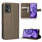 For Motorola Edge 30 Neo / Edge 30 Lite Diamond Texture Leather Phone Case(Brown) - 1