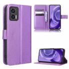 For Motorola Edge 30 Neo / Edge 30 Lite Diamond Texture Leather Phone Case(Purple) - 1