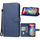 For UMIDIGI F3 Pro 5G Leather Phone Case(Blue) - 1