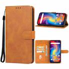 For UMIDIGI G1 Max Leather Phone Case(Brown) - 1