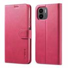 For Xiaomi Redmi A1 LC.IMEEKE Calf Texture Horizontal Flip Leather Case(Red) - 1