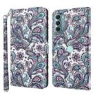 For Motorola Moto G Stylus 5G 2022 3D Painting Pattern TPU + PU Phone Case(Swirl Pattern) - 1