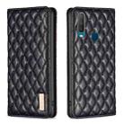 For vivo Y11 / Y15 / Y12 / Y17 Diamond Lattice Magnetic Leather Flip Phone Case(Black) - 1