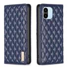 For Xiaomi Redmi A1 / A1+ Diamond Lattice Magnetic Leather Flip Phone Case(Blue) - 1