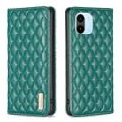 For Xiaomi Redmi A1 / A1+ Diamond Lattice Magnetic Leather Flip Phone Case(Green) - 1