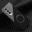 For Samsung Galaxy Z Fold3 5G Carbon Fiber Texture MagSafe Magnetic Phone Case(Black Silver) - 1