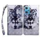 For Realme GT2 / GT Neo2 / GT Neo 3T 3D Painted Leather Phone Case(Husky) - 1