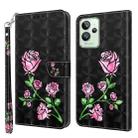 For Realme GT2 Pro 3D Painted Leather Phone Case(Rose) - 1