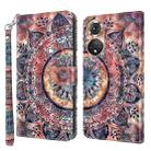 For Honor 50 3D Painted Leather Phone Case(Colorful Mandala) - 1