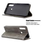 For Huawei P40 Lite E / Y7P Rhombus Texture Horizontal Flip Magnetic Leather Case with Holder & Card Slots & Wallet(Grey) - 5