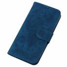 For Infinix Smart 6 Plus Butterfly Rose Embossed Leather Phone Case(Blue) - 6