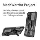 For vivo V25 Armor Warrior Shockproof PC + TPU Phone Case(Grey) - 2