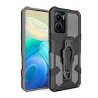 For vivo Y16 Armor Warrior Shockproof PC + TPU Phone Case(Grey) - 1