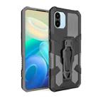 For Xiaomi Redmi A1 Armor Warrior Shockproof PC + TPU Phone Case(Grey) - 1