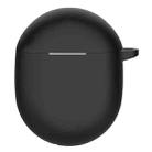 For Google Pixel Buds Pro Wireless Earphone Silicone Protective Case with Hook(Black) - 1