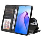 For OPPO Reno8 Pro 5G Global JSM Calf Texture Leather Phone Case(Black) - 1