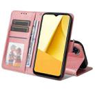 For vivo Y02s / Y16 4G JSM Calf Texture Leather Phone Case(Pink) - 1