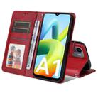 For Xiaomi Redmi A1 4G JSM Calf Texture Leather Phone Case(Red) - 1